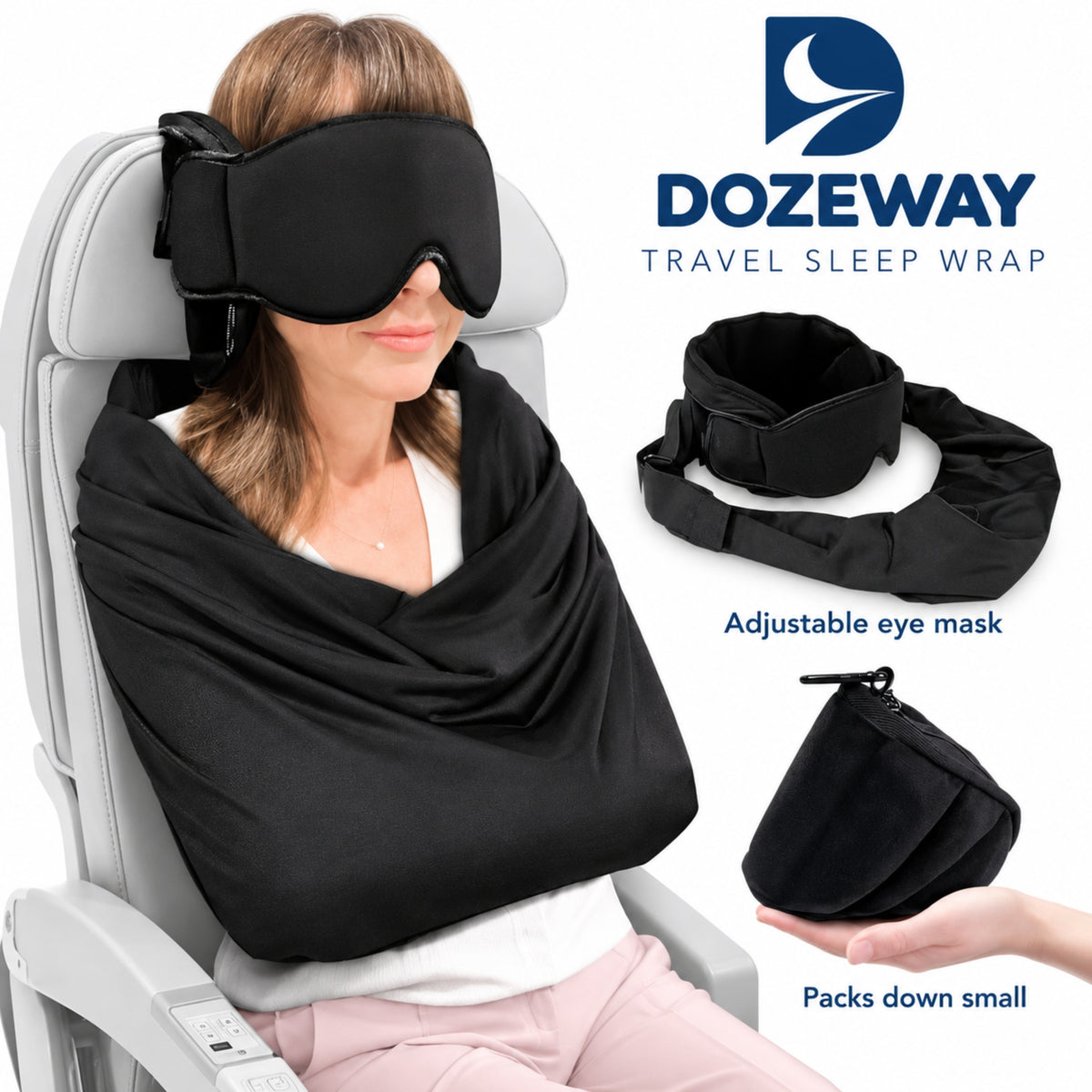 DOZEWAY™  First Class 3-in-1 Travel Sleep Set